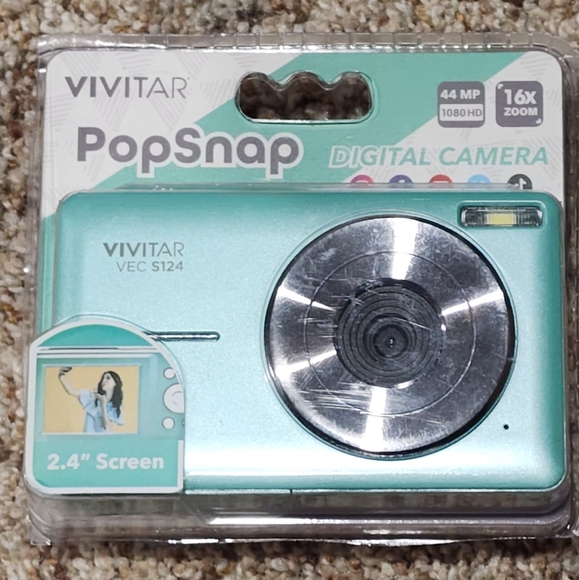 Vivitar Popnap Digital Camera, Green, 16X Zoom, 1080p, Micro SD, - Picture 11 of 11